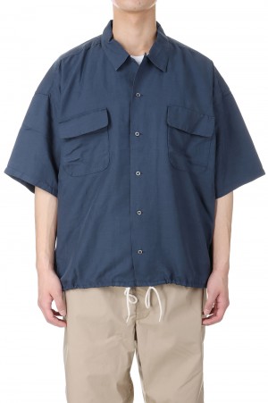 トップス Hemp Short Sleeve Open Collar Shirt Men's Hemp Open Collar Short Sleeve Shirt | MUJI