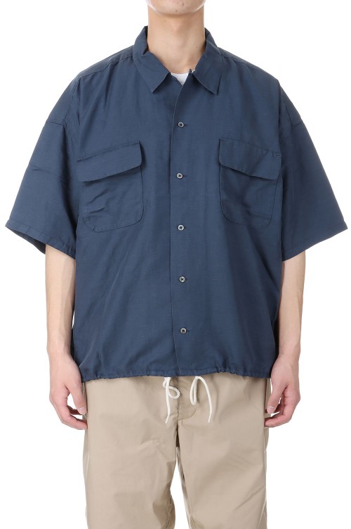24SS NANAMICA OPEN COLLAR CUPRA HEMP シャツ nanamica(ナナミカ)｜Open Collar Cupra Hemp S/S Shirt