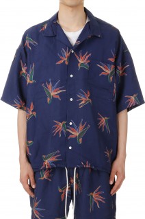 Cupra Hemp Aloha Shirt - NAVY (SUGS419)