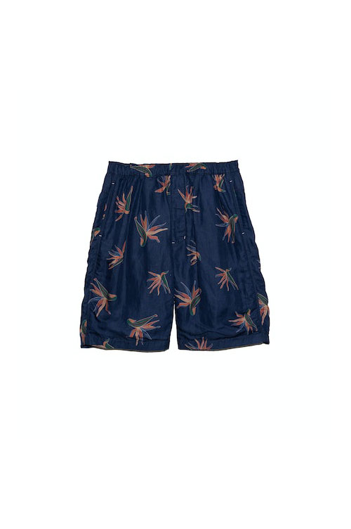 Cupra Hemp Aloha Shorts - NAVY (SUDS404) | セレクトショップ