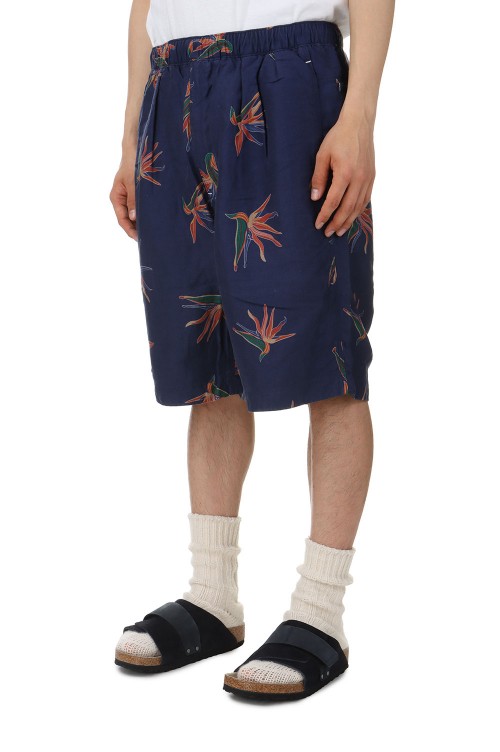 Cupra Hemp Aloha Shorts - NAVY (SUDS404) | セレクトショップ