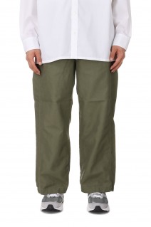 Cotton Linen Back Sateen Military Trousers - KHAKI (TP241-40017)