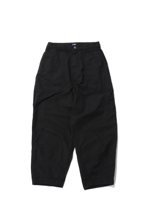 Ripstop Wide Cropped Field Pants -BLACK(NT5355N) | セレクト
