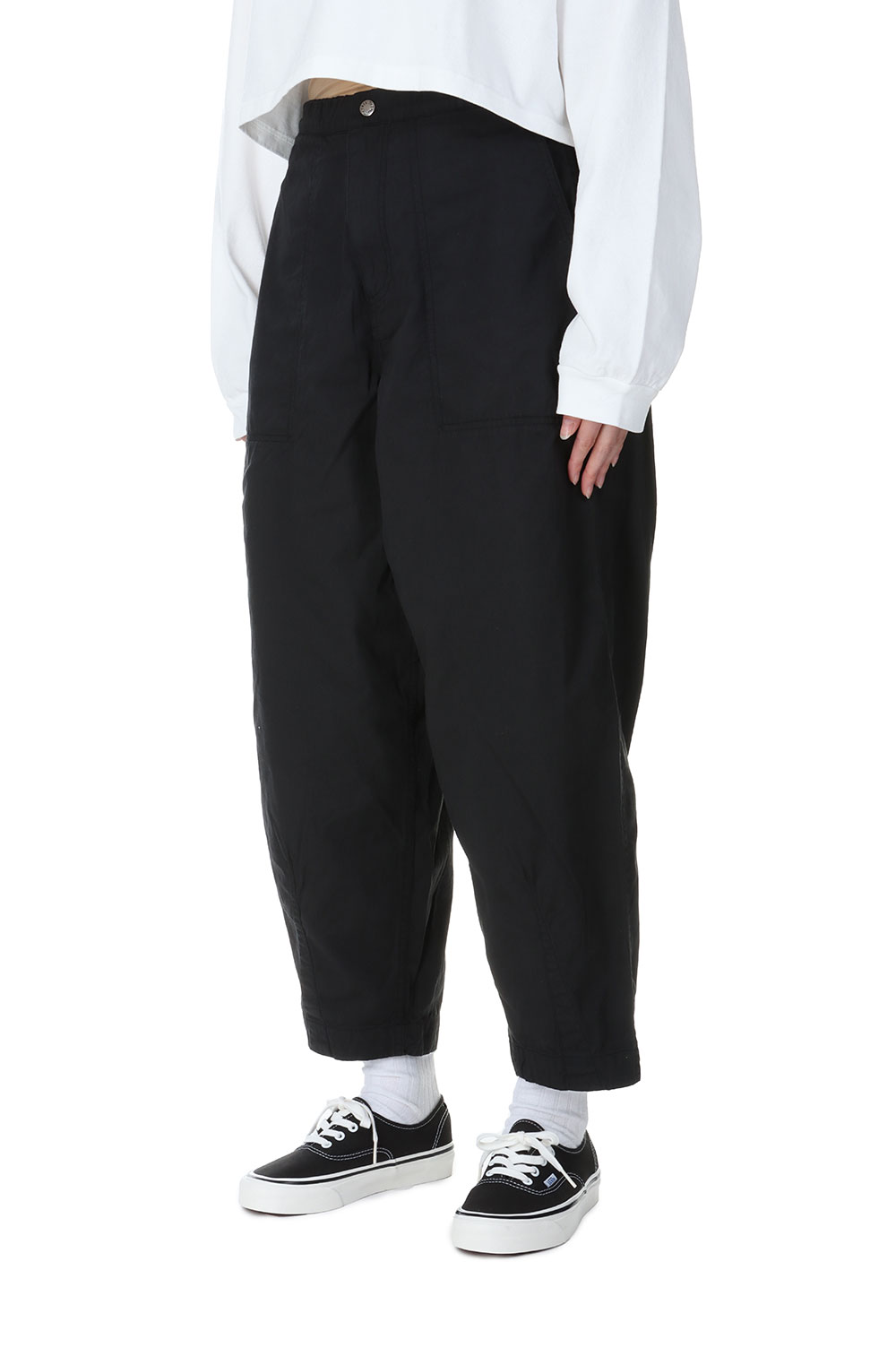 パンツ Ripstop Wide Cropped Field Pants NT5355N Ripstop Wide Cropped Field Pants -BLACK(NT5355N) | セレクト