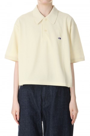 Moss Stitch Field Cropped Polo -CREAM(NTW3408N) | セレクト