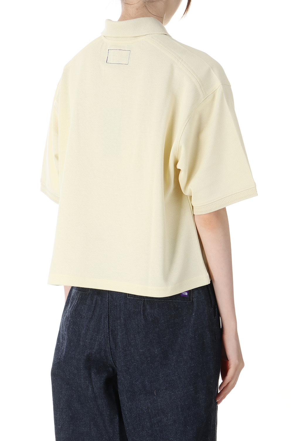 Moss Stitch Field Cropped Polo -CREAM(NTW3408N) | セレクト