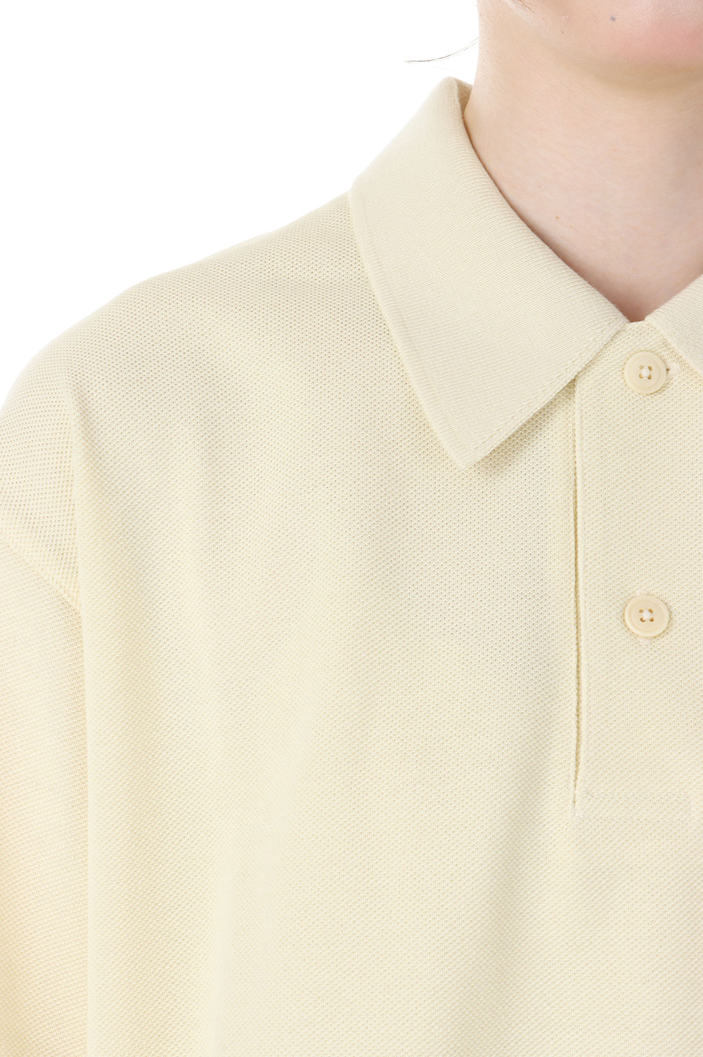 新品未使用Moss Stitch Field Cropped Polo nanamica / Moss Stitch Field Cropped Polo