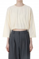 COTTON SHORT FOOTBALL T SHIRTS / CREAM(24SCT-#237L)