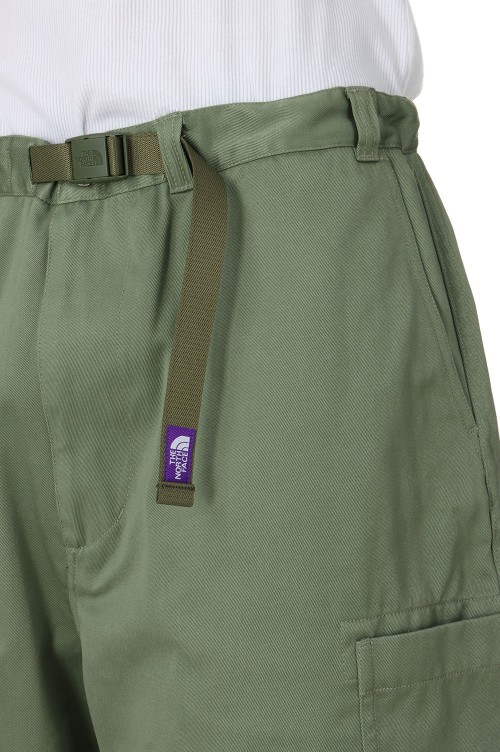 Chino Cargo Pocket Field Shorts - KHAKI GREEN (NT4405N