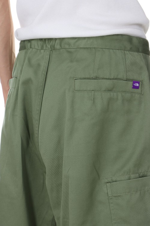 Chino Cargo Pocket Field Shorts - KHAKI GREEN (NT4405N) | セレクト