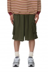 Mesh Cargo Pocket Field Shorts - OLIVE DRAB (NT4403N)