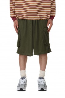 Mesh Cargo Pocket Field Shorts - OLIVE DRAB (NT4403N)
