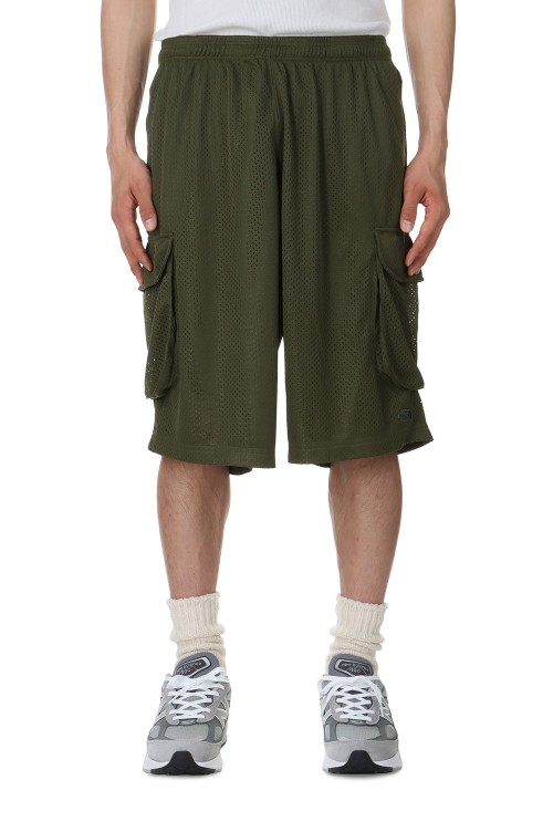 Mesh Cargo Pocket Field Shorts - OLIVE DRAB (NT4403N