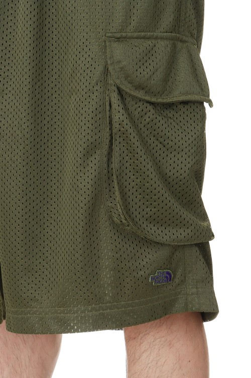 Mesh Cargo Pocket Field Shorts - OLIVE DRAB (NT4403N) | セレクト