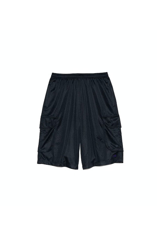Mesh Cargo Pocket Field Shorts - BLACK (NT4403N) | セレクト