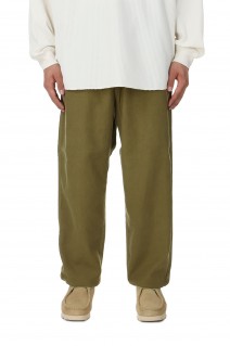 Uncut Corduroy Wide Tapered Field Pants - KHAKI BEIGE (NT5406N)