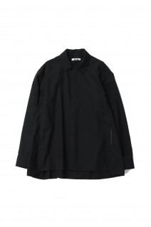 ASCENT FLY FRONT SHIRT(24-NS001041)-001 BLACK-