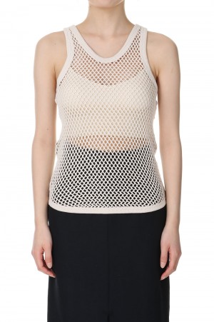 Mesh Tank Top -ECRU(12410604)
