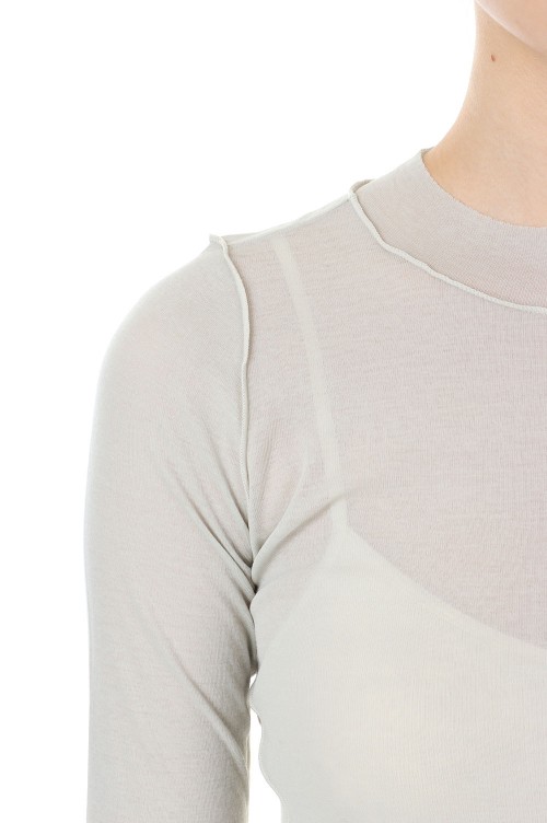 トップス TODAYFUL Sheer Crew Neck Long Tshirts TODAYFUL（トゥデイフル）の「Sheer Crew Neck Long Tshirts（T