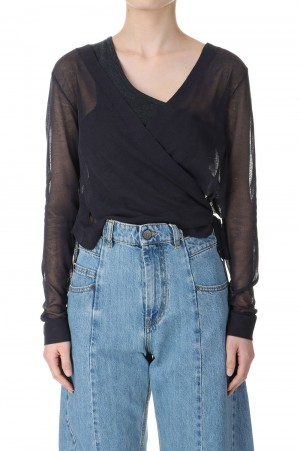 Sheer Separate Cachecoeur -Navy (24SS-30-N)