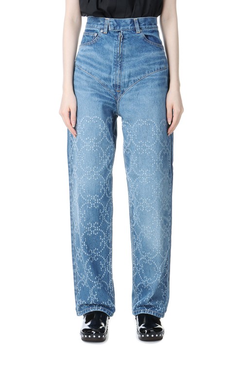 FETICO(フェティコ)】 LASER-CUT WIDE JEANS｜PARIGOT ONLINE