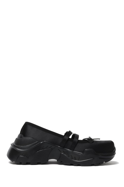 AKIKOAOKI Giselle Black satin × Black 37