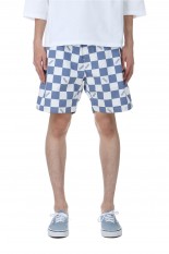 SD Checker Surf Shorts - BLUE