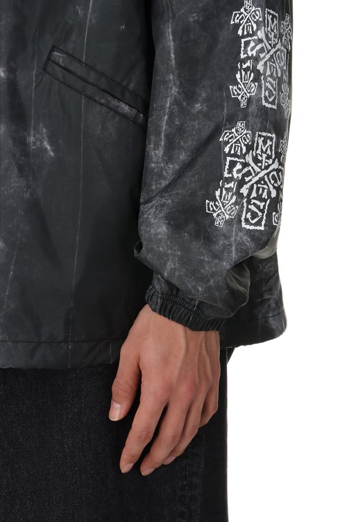 MASSES マシスNYLON JKT ACID BEARDMAN BLACK MASSES 「NYLON JKT ACID BEARDMAN」 ナイロンコーチジャケット