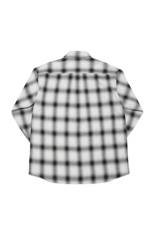 SEQUEL OMBRE CHECK BIG SIZE SHIRT S