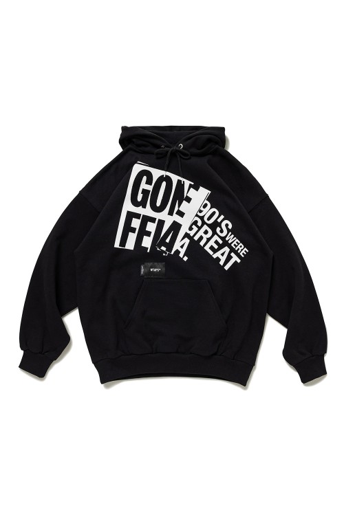 SNEAK COLLECTION】 PASTHG / HOODY / COTTON / BLACK (232ATDT-HPM03S
