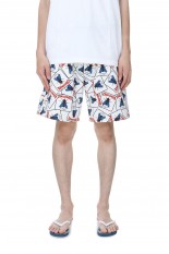 FLY COTTON TWILL SHORTS / WHITE (CLG-PT 024-009)