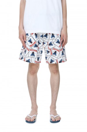 FLY COTTON TWILL SHORTS / WHITE (CLG-PT 024-009)
