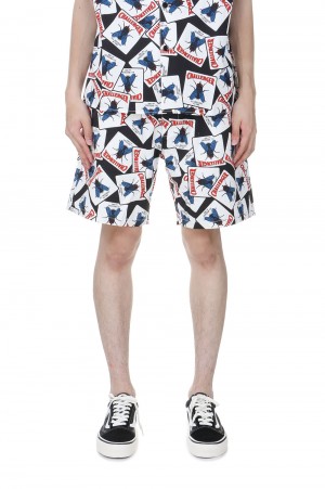 FLY COTTON TWILL SHORTS / BLACK (CLG-PT 024-009)