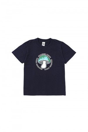 【KIDS】 KIDS SHROOM TEE / NAVY (CLG-KD 024-004)