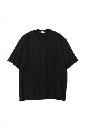 60/2 S/S BIG T-SHIRT - BLACK (#6513)