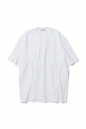 60/2 S/S BIG T-SHIRT - WHITE (#6513)