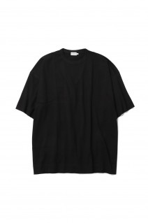 60/2 S/S NEW BIG T-SHIRT - BLACK (#6536)