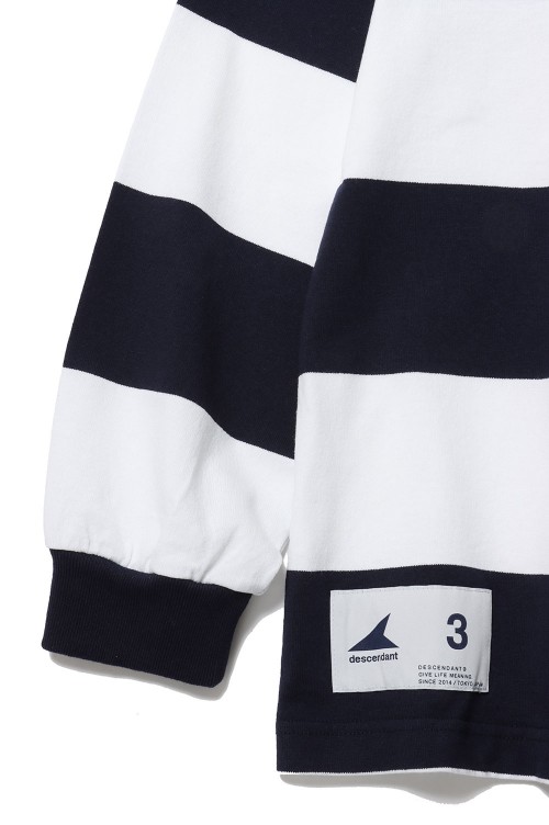HORIZONTAL STRIPE LS - NAVY (241ATDS-CSM14) | セレクトショップ