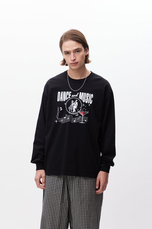 NH . TEE LS-9 / BLACK (241PCNH-LT09) | セレクトショップ