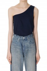 BASIC ONE SHOULDER TOP-NAVY (TNH18100-29)