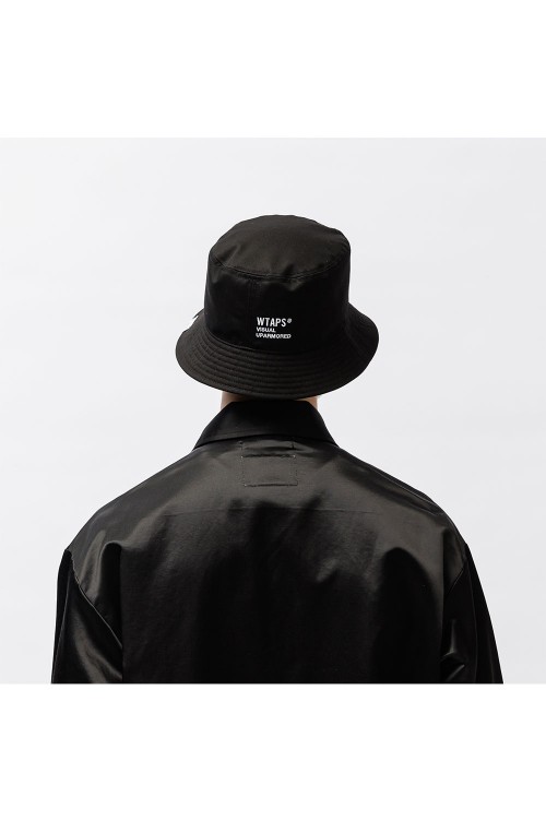 WTAPS BUCKET 01 HAT CTPL TWILL BLACK L→ハ WTAPS Hat.Cap BUCKET 01 / HAT / POLY. TWILL. WUT