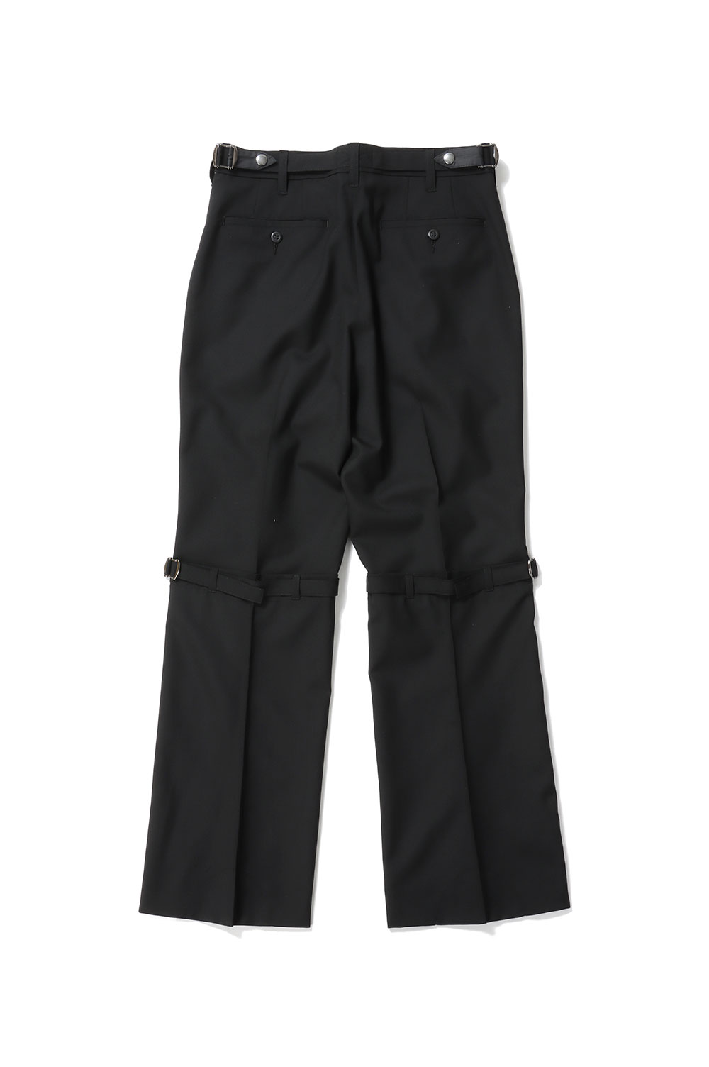 Tamme Tropical Wool Gaiter Slacks ブラック Tamme Tropical Wool Gaiter Slacks ブラック Tamme Tropical Wool