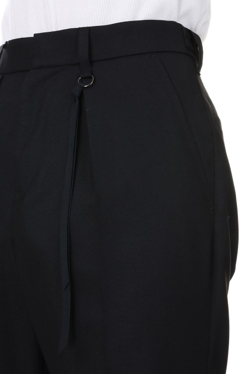 Tamme Tropical Wool Gaiter Slacks ブラック Tamme Tropical Wool Gaiter Slacks ブラック