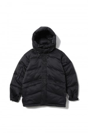 Fat Bomber Innercotton Hood Jacket / Black(2320612)