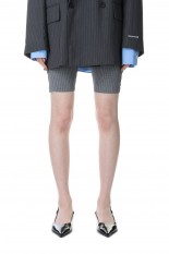 Side Slit Cycle Knit Pants -GRAY (31241665604)