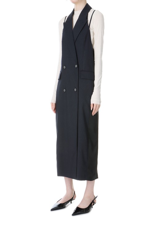Tailored Gilet Dress -BLACK (31241266101) | セレクトショップ 