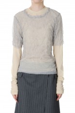 Washer Layered Tops -GRAY BEIGE (21241415207 )