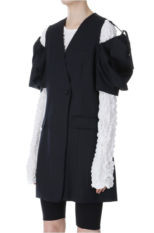 MAISON SPECIAL メゾンスペシャル　 Puff Tunic MAISON SPECIAL ブラウス シャツ Jacquard 2way Puff Sleeves