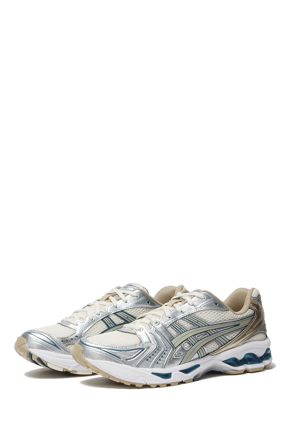 靴 asics gel kayano14 Cream/Pure Silver ASICS Unisex GEL-KAYANO 14 Cream Pure Silver 24 | Sneaker
