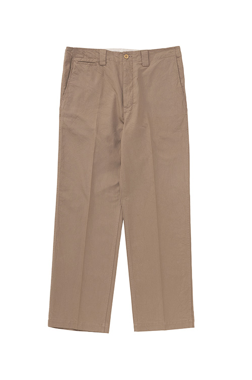 visvim ベージュ チノパン WIDE CHINO PANTS -BEIGE- (0124205008008) | セレクトショップ